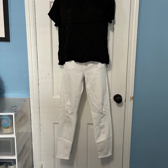 NWT J Brand Alana High Rise Crop Skinny Jeans in White - Picture 2 of 9